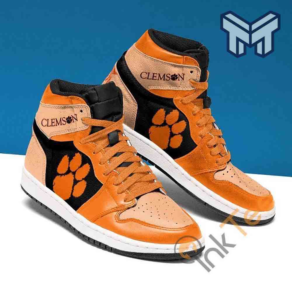 JWFancy Clemson Tigers AJ1 High Sneakers Shoes For Men And Women