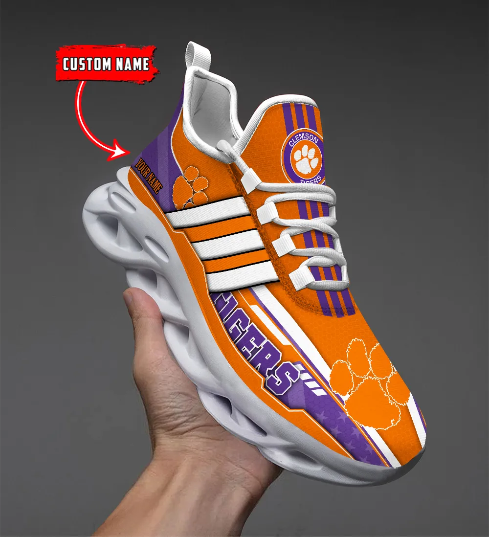 JWFancy Clemson Tigers Max Soul Shoes Sneakers For Men And Women