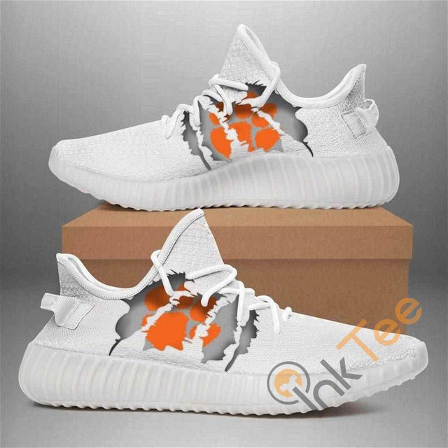 JWFancy Clemson Tigers Yeezy Boost Shoes For Men And Women