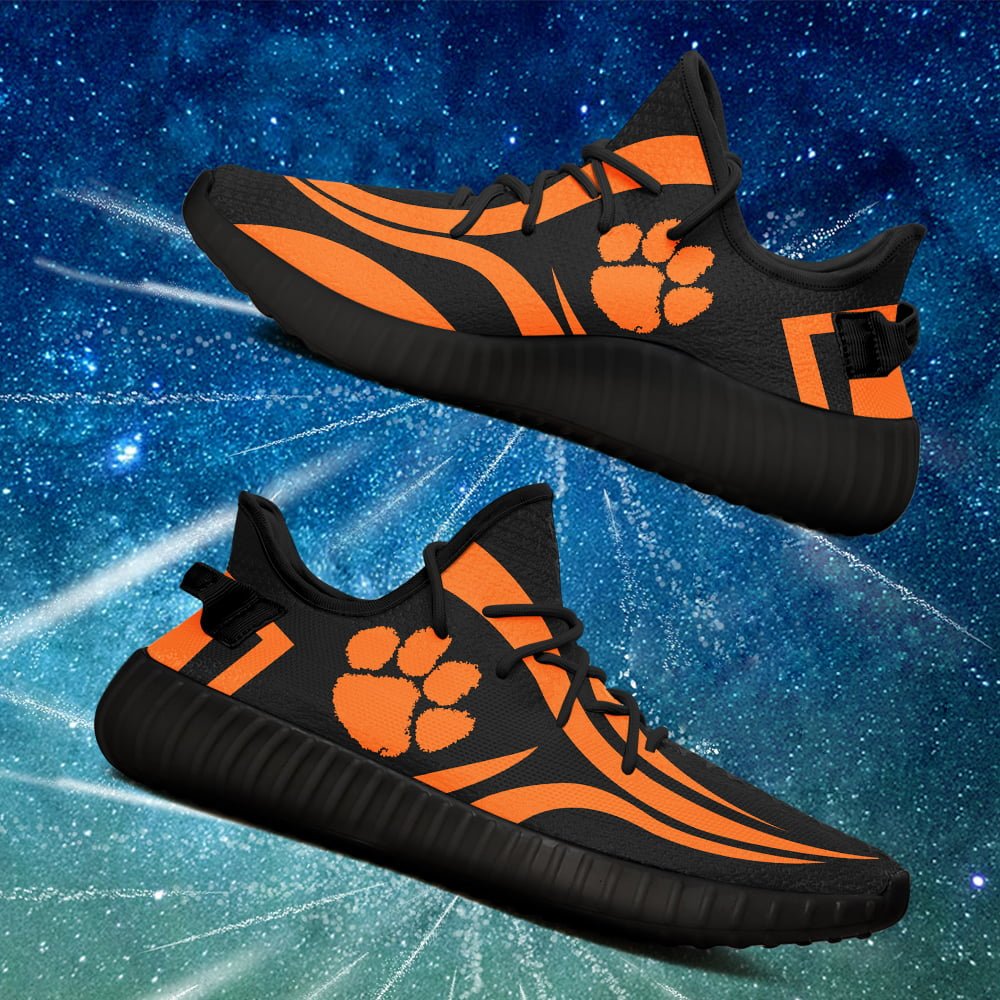 JWFancy Clemson Tigers Yeezy Boost Shoes For Men And Women