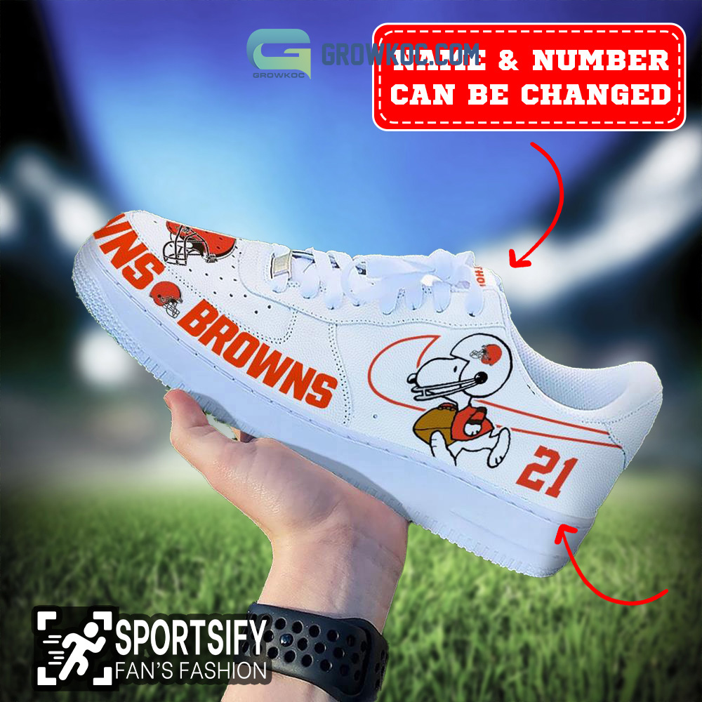 JWFancy Cleveland Browns Air Low-Top Sneakers Shoes For Men And Women