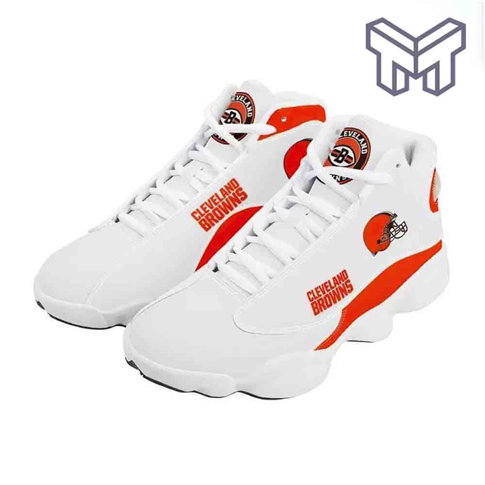 JWFancy Cleveland Browns AJ13 Sneakers Shoes For Men And Women