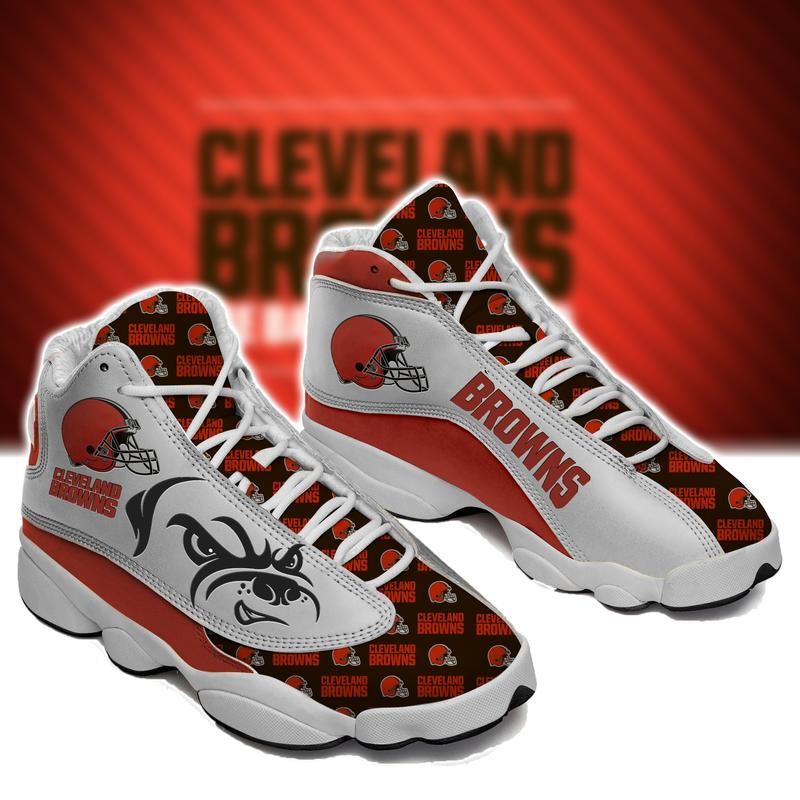 JWFancy Cleveland Browns AJ13 Sneakers Shoes For Men And Women