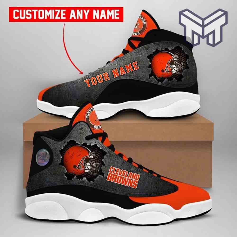 JWFancy Cleveland Browns AJ13 Sneakers Shoes For Men And Women