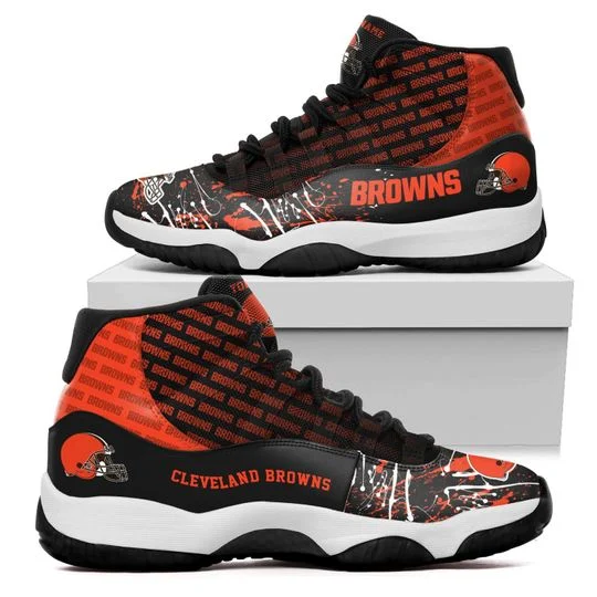 JWFancy Cleveland Browns AJ13 Sneakers Shoes For Men And Women