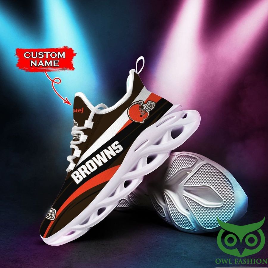 JWFancy Cleveland Browns Max Soul Shoes Sneakers For Men And Women