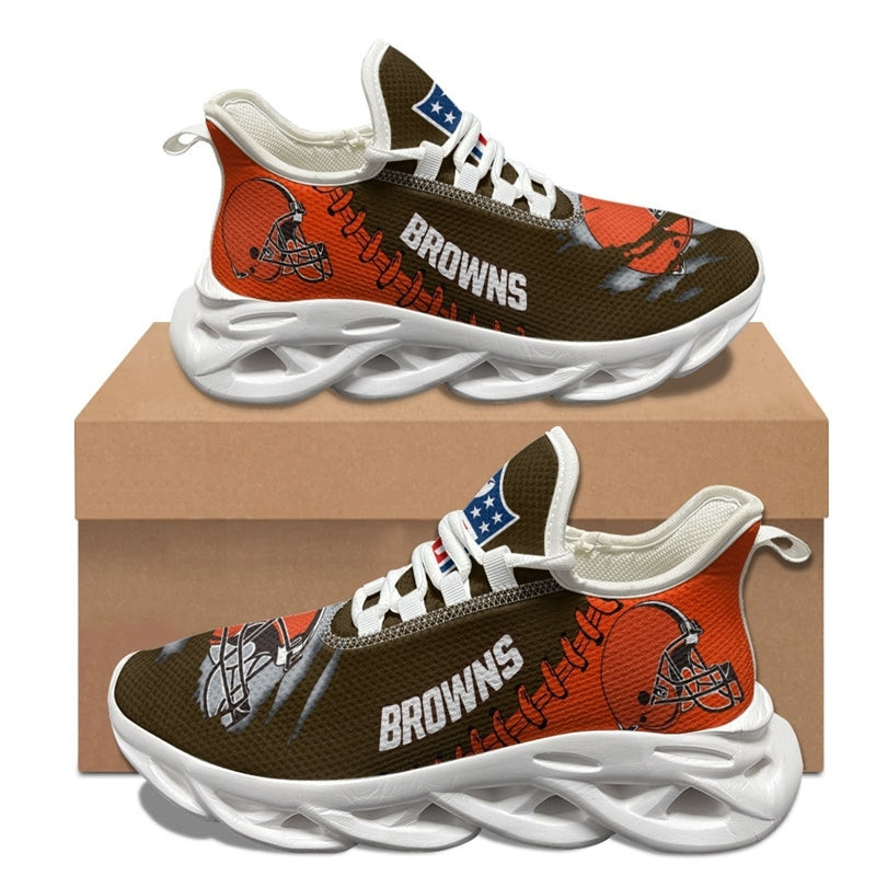 JWFancy Cleveland Browns Max Soul Shoes Sneakers For Men And Women