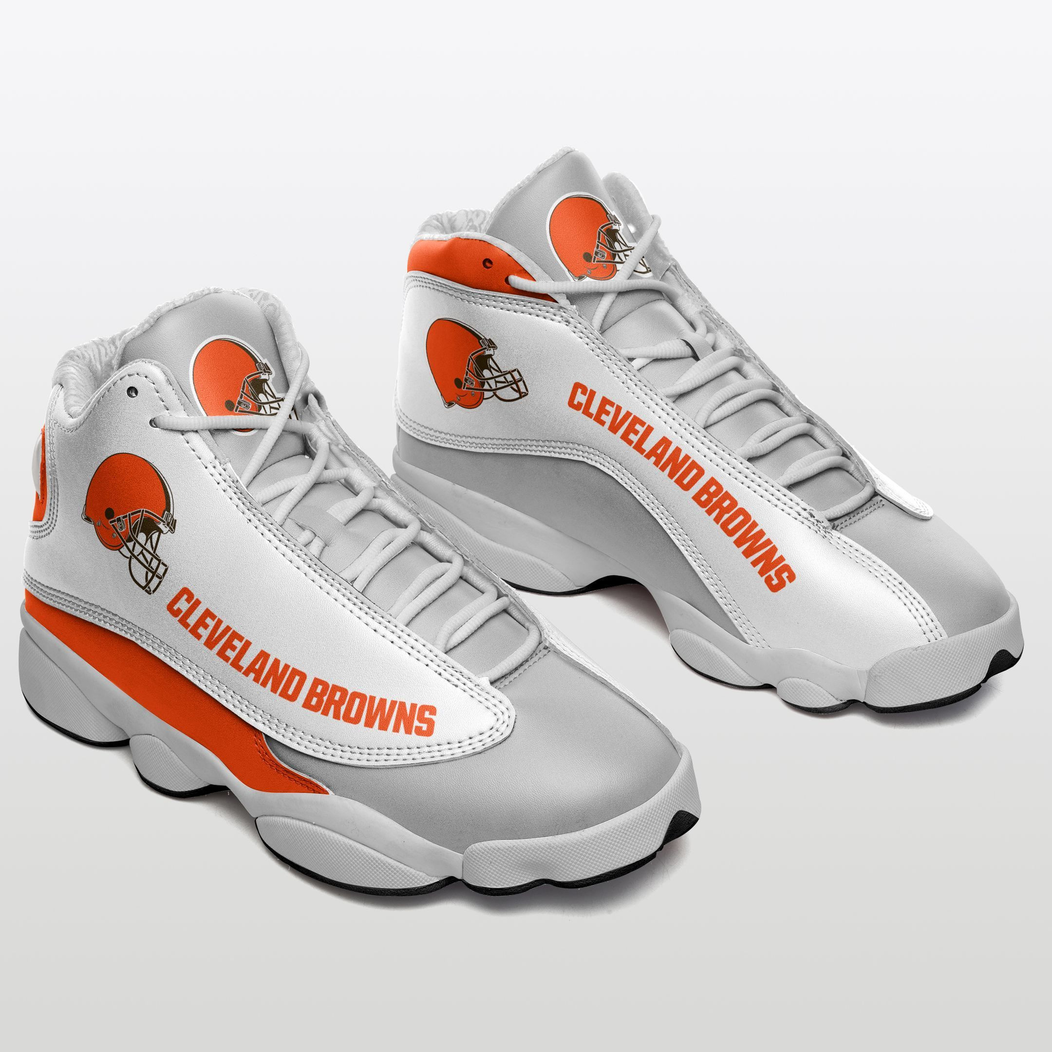 JWFancy Cleveland Browns NFL AJ13 Sneakers Shoes For Men And Women