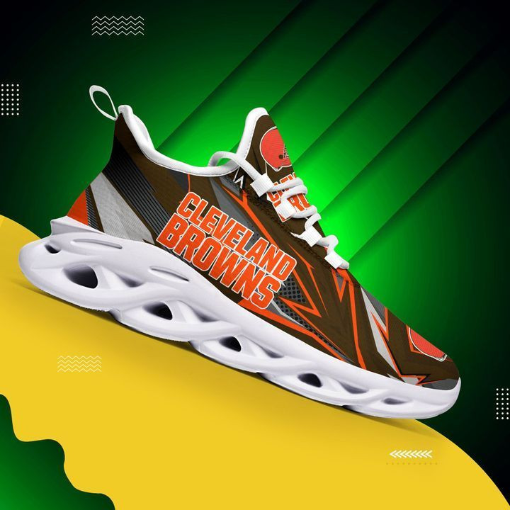 JWFancy Cleveland Browns NFL Max Soul Shoes Sneakers For Men And Women