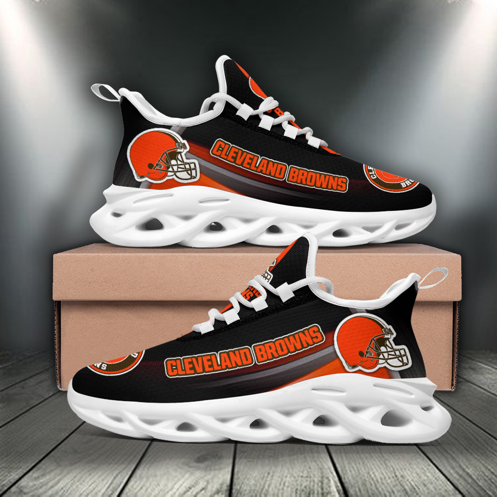 JWFancy Cleveland Browns NFL Max Soul Shoes Sneakers For Men And Women