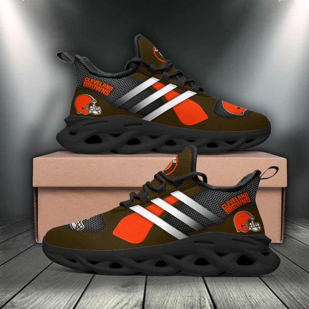 JWFancy Cleveland Browns NFL Max Soul Shoes Sneakers For Men And Women