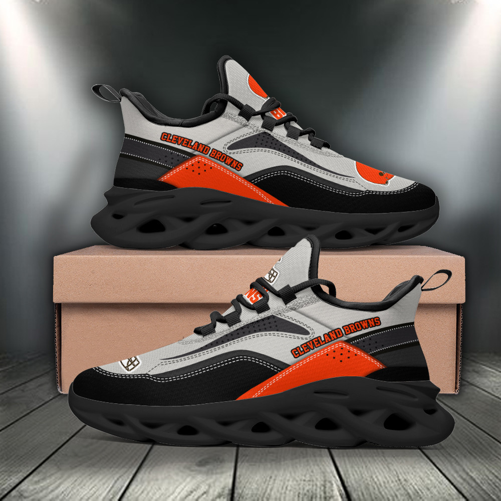 JWFancy Cleveland Browns NFL Max Soul Shoes Sneakers For Men And Women
