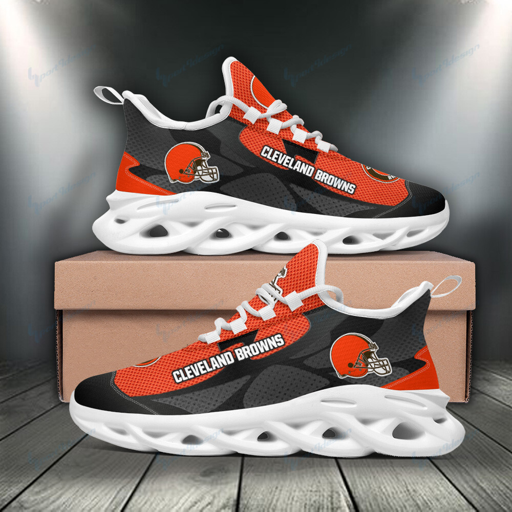 JWFancy Cleveland Browns NFL Max Soul Shoes Sneakers For Men And Women