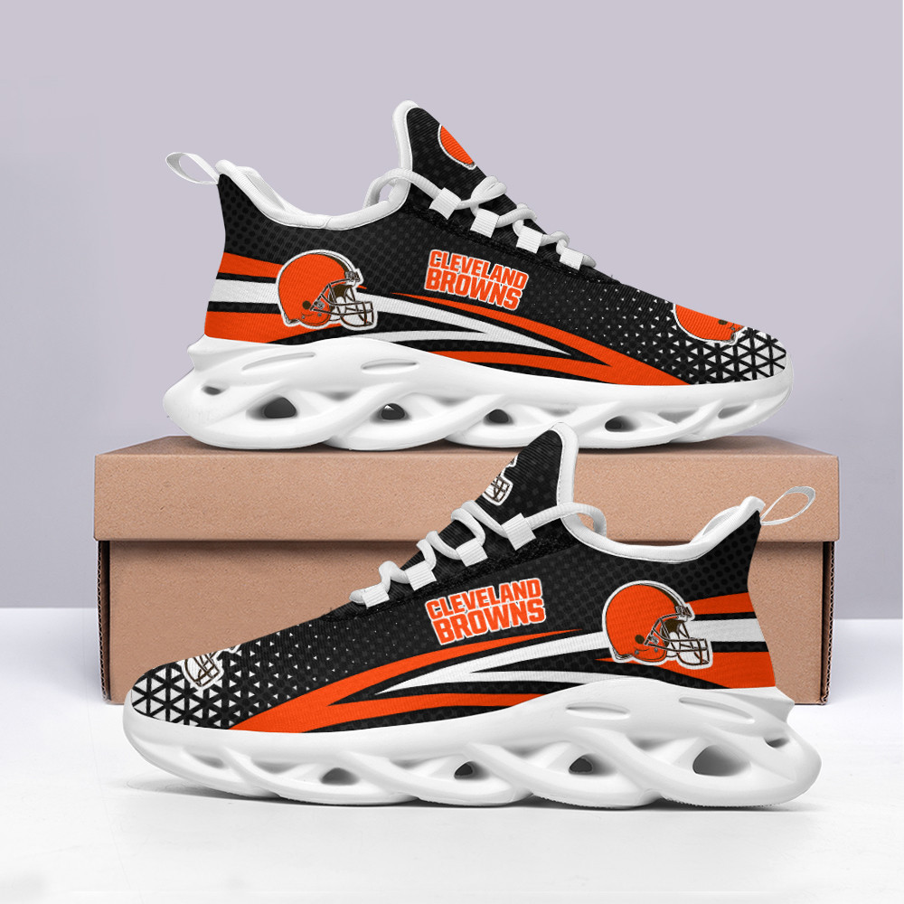 JWFancy Cleveland Browns NFL Max Soul Shoes Sneakers For Men And Women