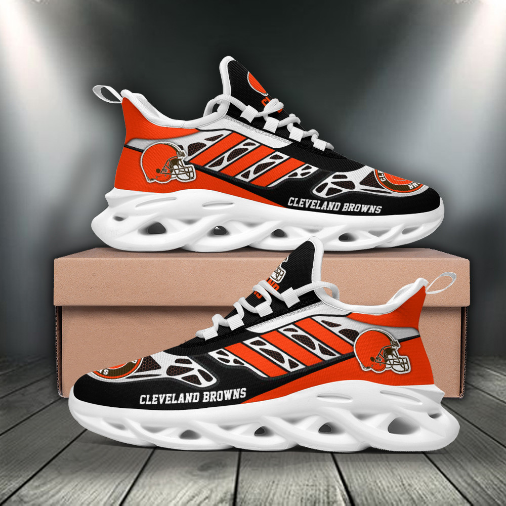 JWFancy Cleveland Browns NFL Max Soul Shoes Sneakers For Men And Women