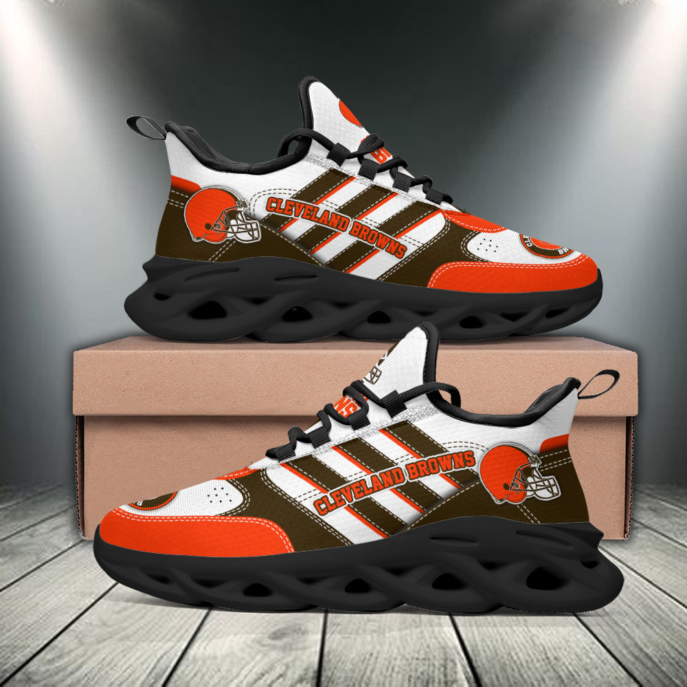 JWFancy Cleveland Browns NFL Max Soul Shoes Sneakers For Men And Women