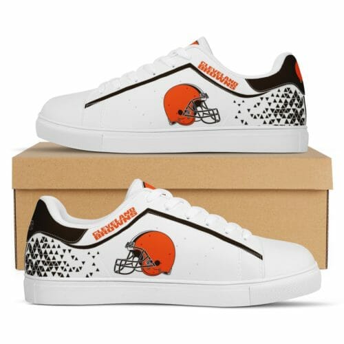 JWFancy Cleveland Browns Skate Stan Shoes Sneakes For Men And Women