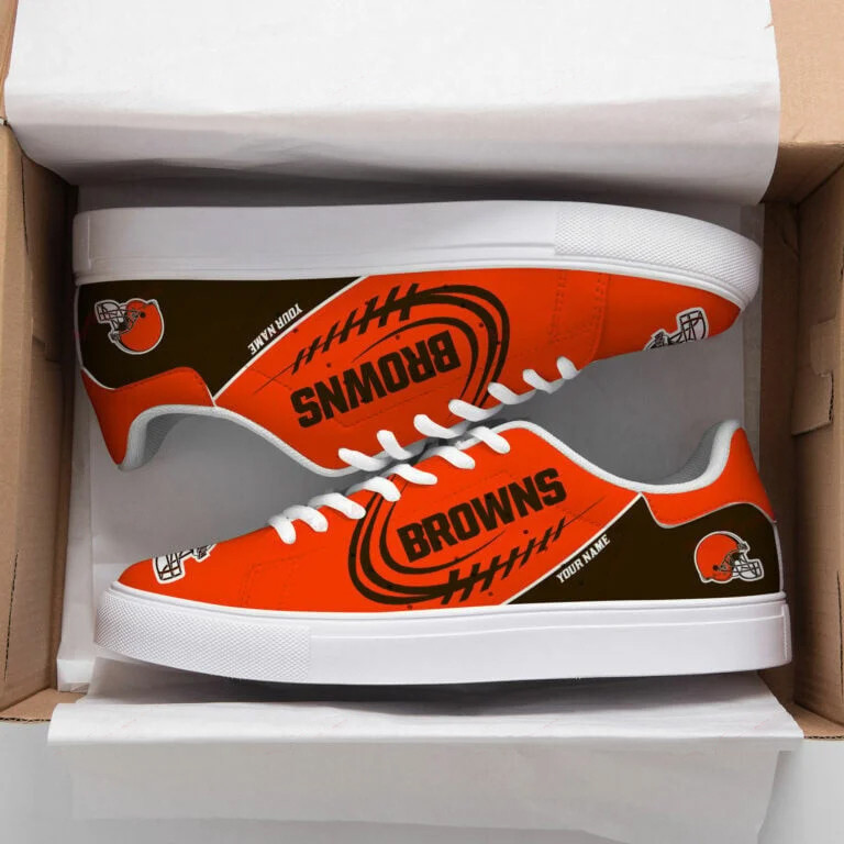 JWFancy Cleveland Browns Skate Stan Shoes Sneakes For Men And Women