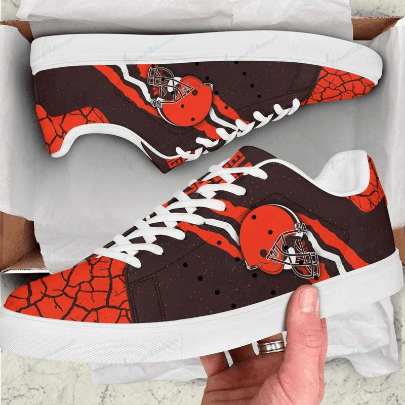 JWFancy Cleveland Browns Skate Stan Shoes Sneakes For Men And Women