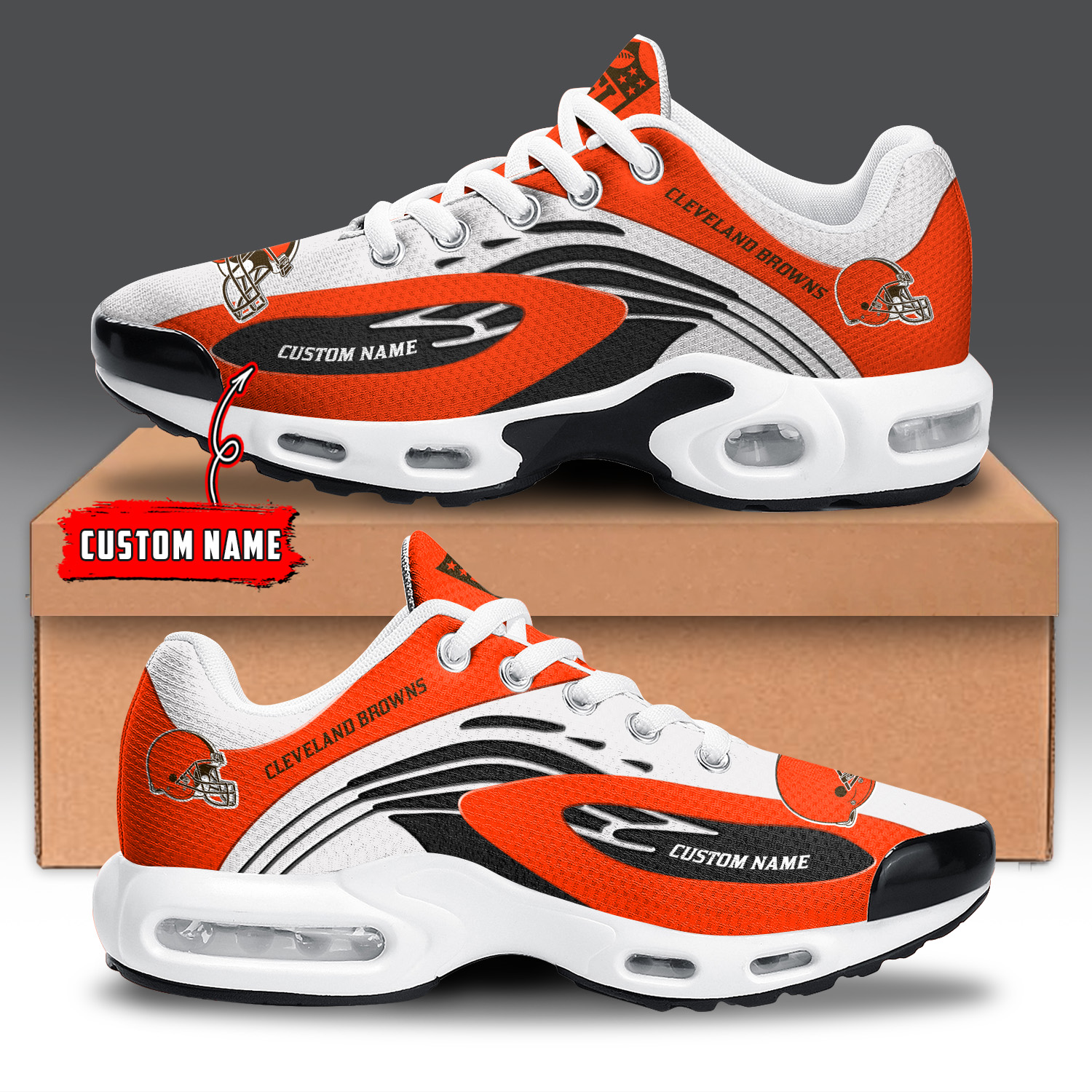 JWFancy Cleveland Browns TN Shoes Sneakers For Men And Women