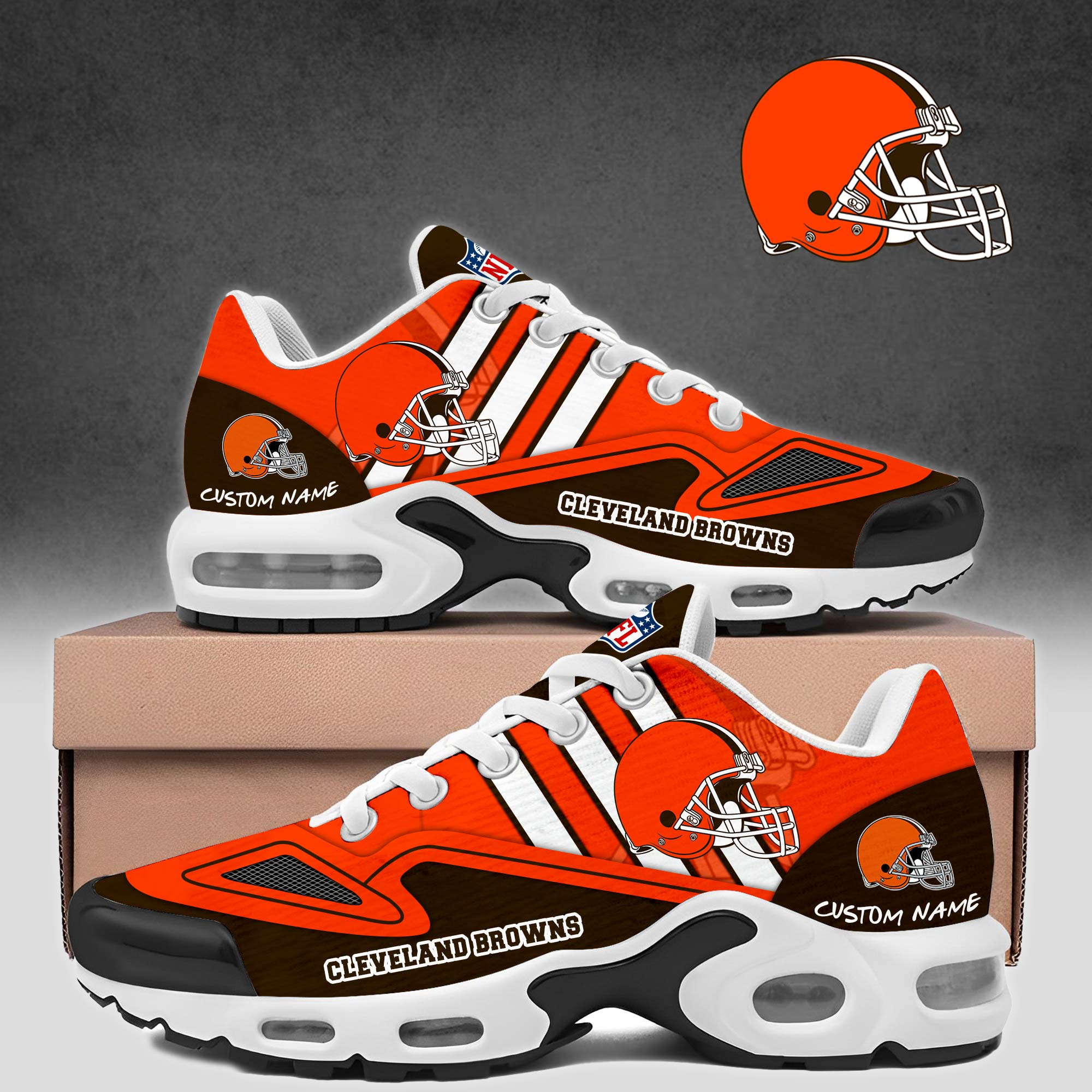 JWFancy Cleveland Browns TN Shoes Sneakers For Men And Women