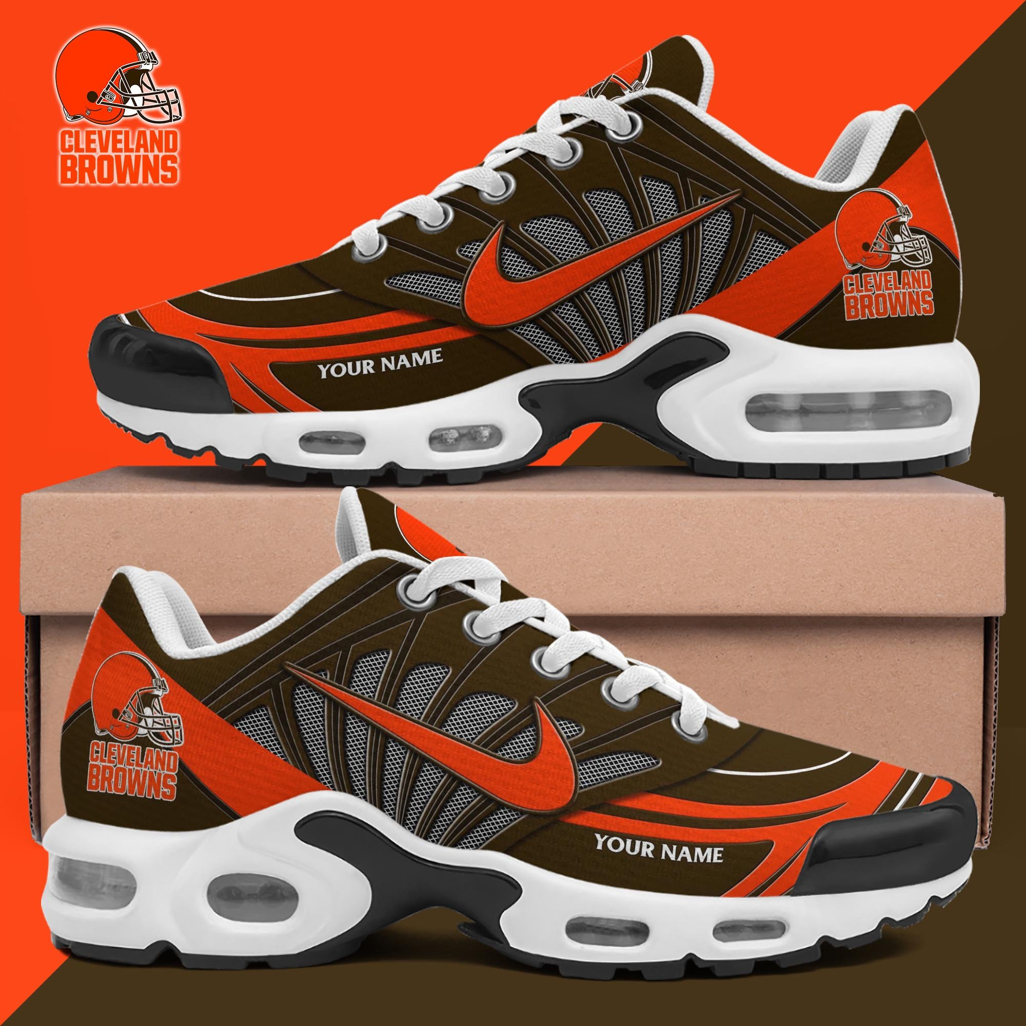 JWFancy Cleveland Browns TN Shoes Sneakers For Men And Women