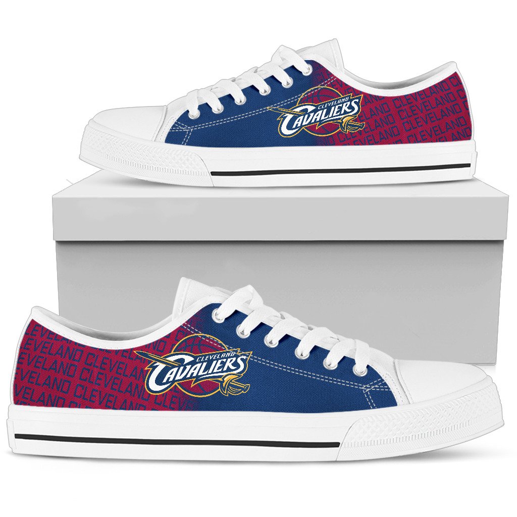 JWFancy Cleveland Cavaliers Low Top Canvas Sneakers Shoes For Men And Women
