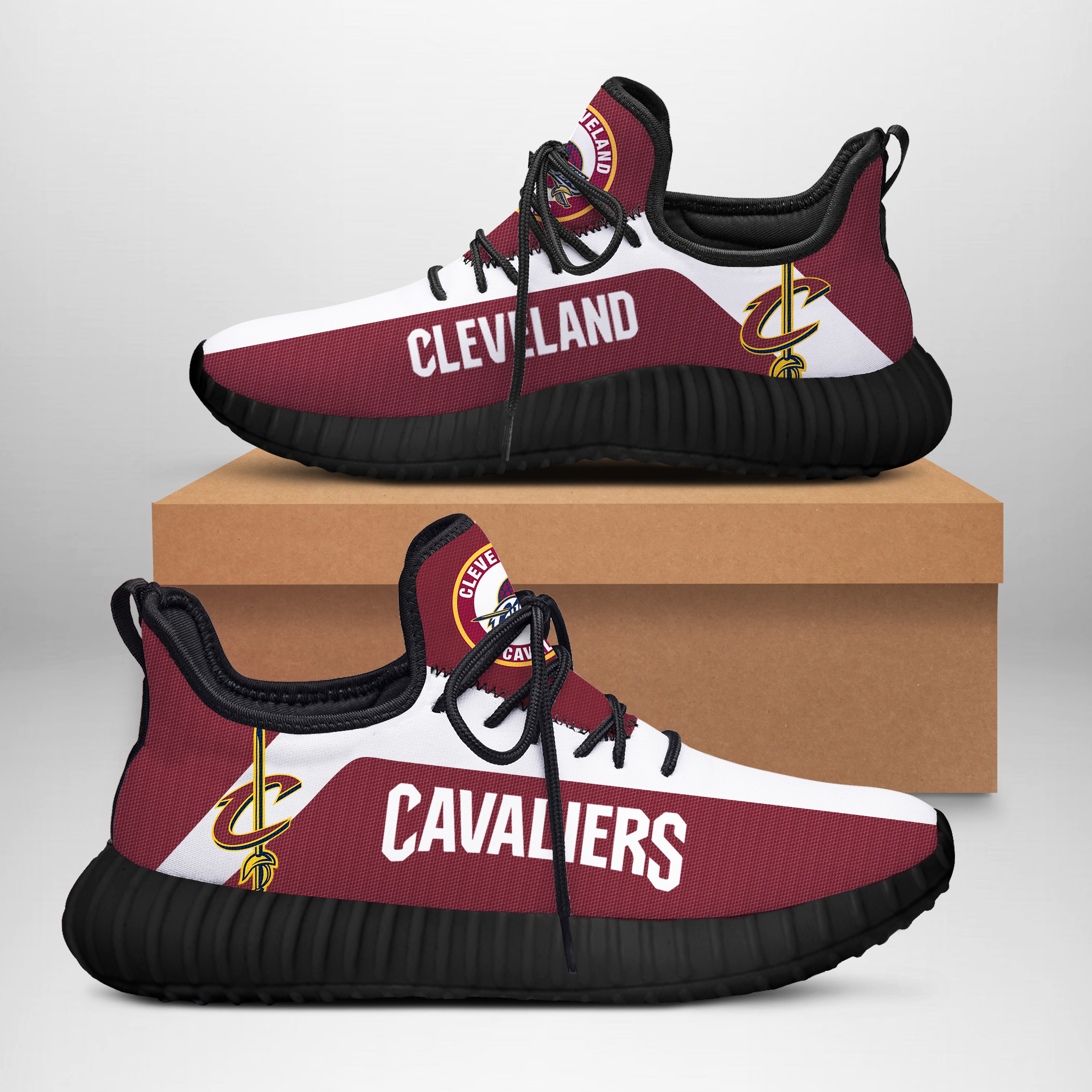JWFancy Cleveland Cavaliers Reze Sneakers Shoes For Men And Women