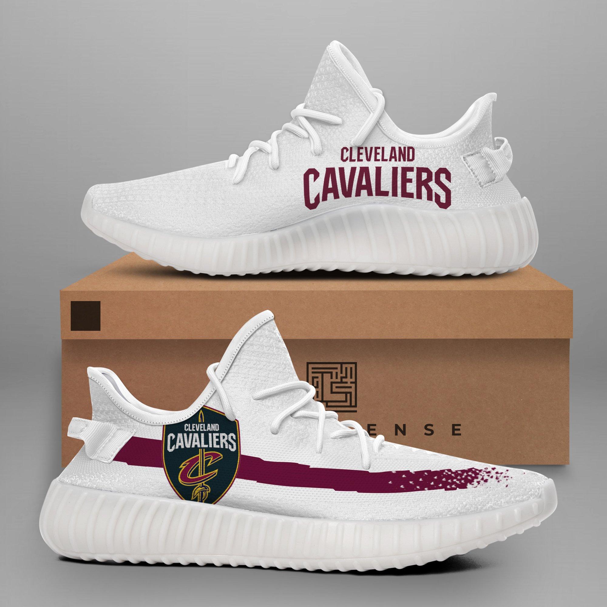 JWFancy Cleveland Cavaliers Yeezy Boost Shoes For Men And Women
