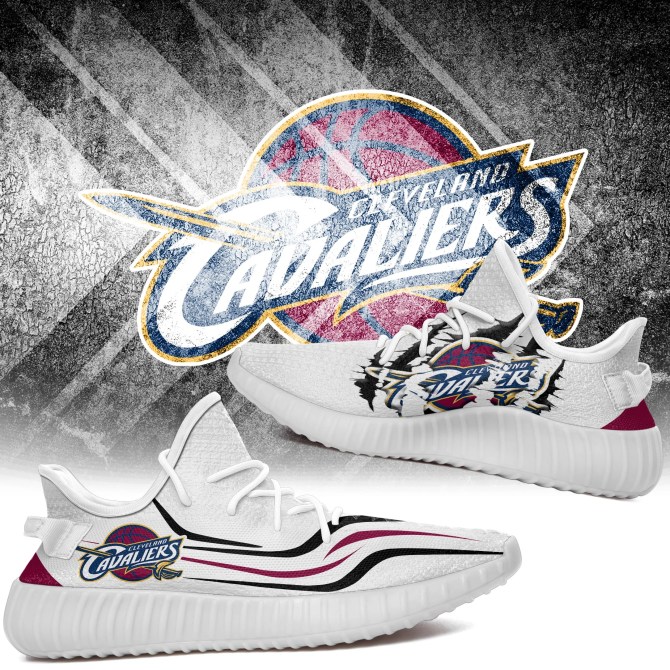 JWFancy Cleveland Cavaliers Yeezy Boost Shoes For Men And Women