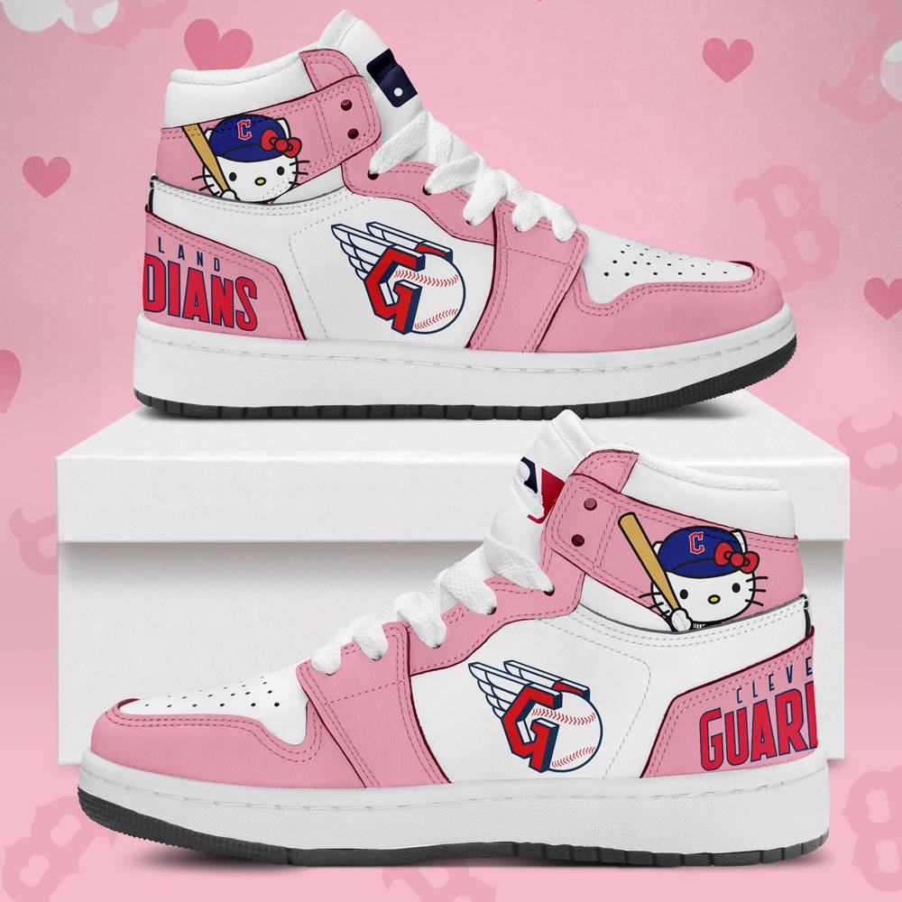 JWFancy Cleveland Guardians AJ1 High Sneakers Shoes For Men And Women
