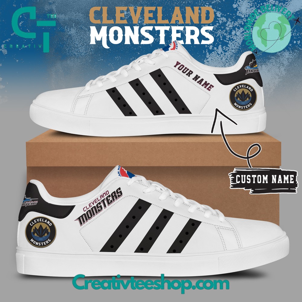 JWFancy Cleveland Monsters Skate Stan Shoes Sneakes For Men And Women
