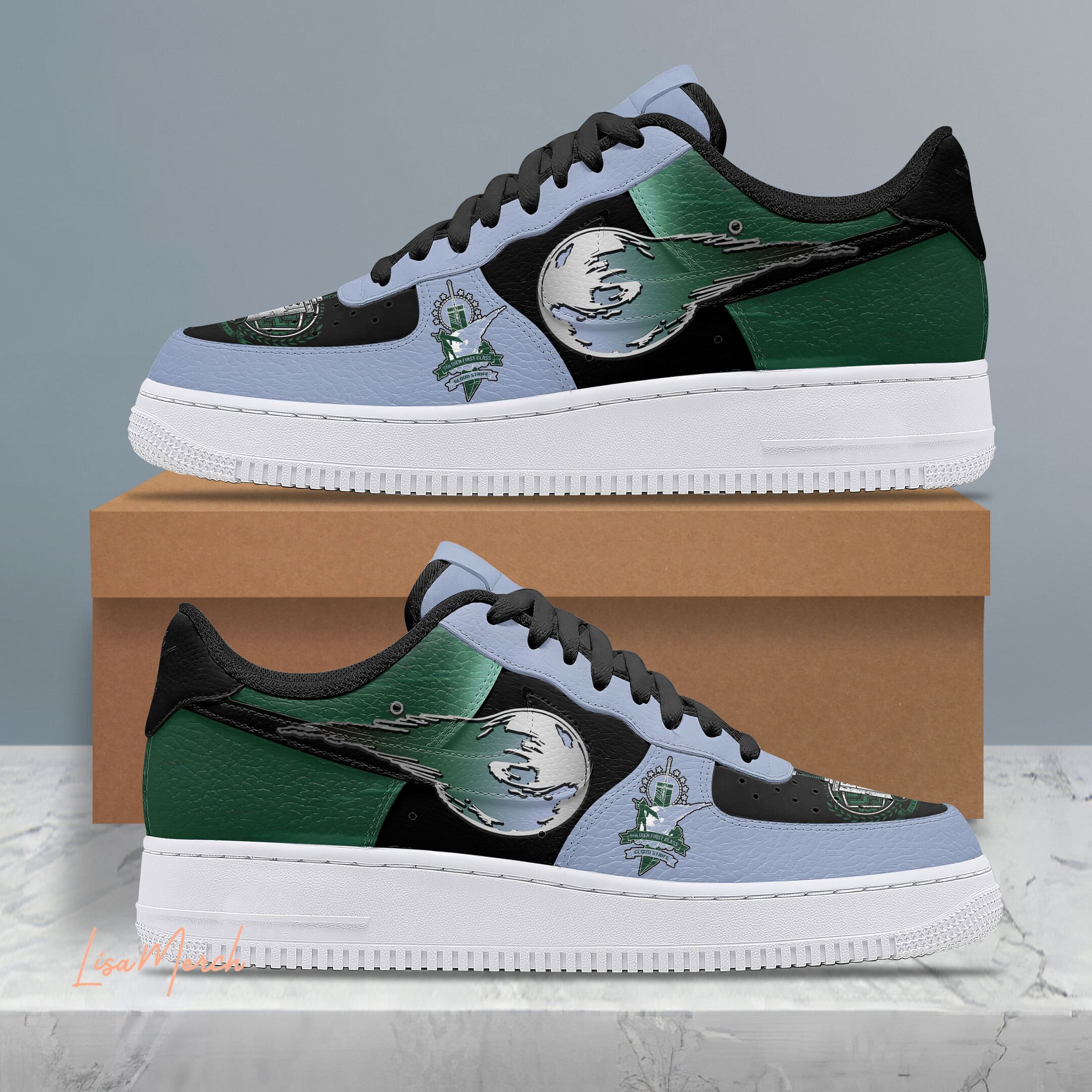 JWFancy Cloud Strife Air Low-Top Sneakers Shoes For Men And Women