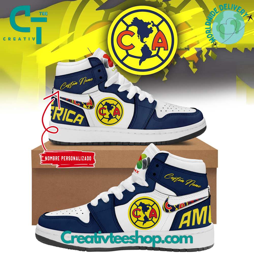 JWFancy Club America AJ1 High Sneakers Shoes For Men And Women