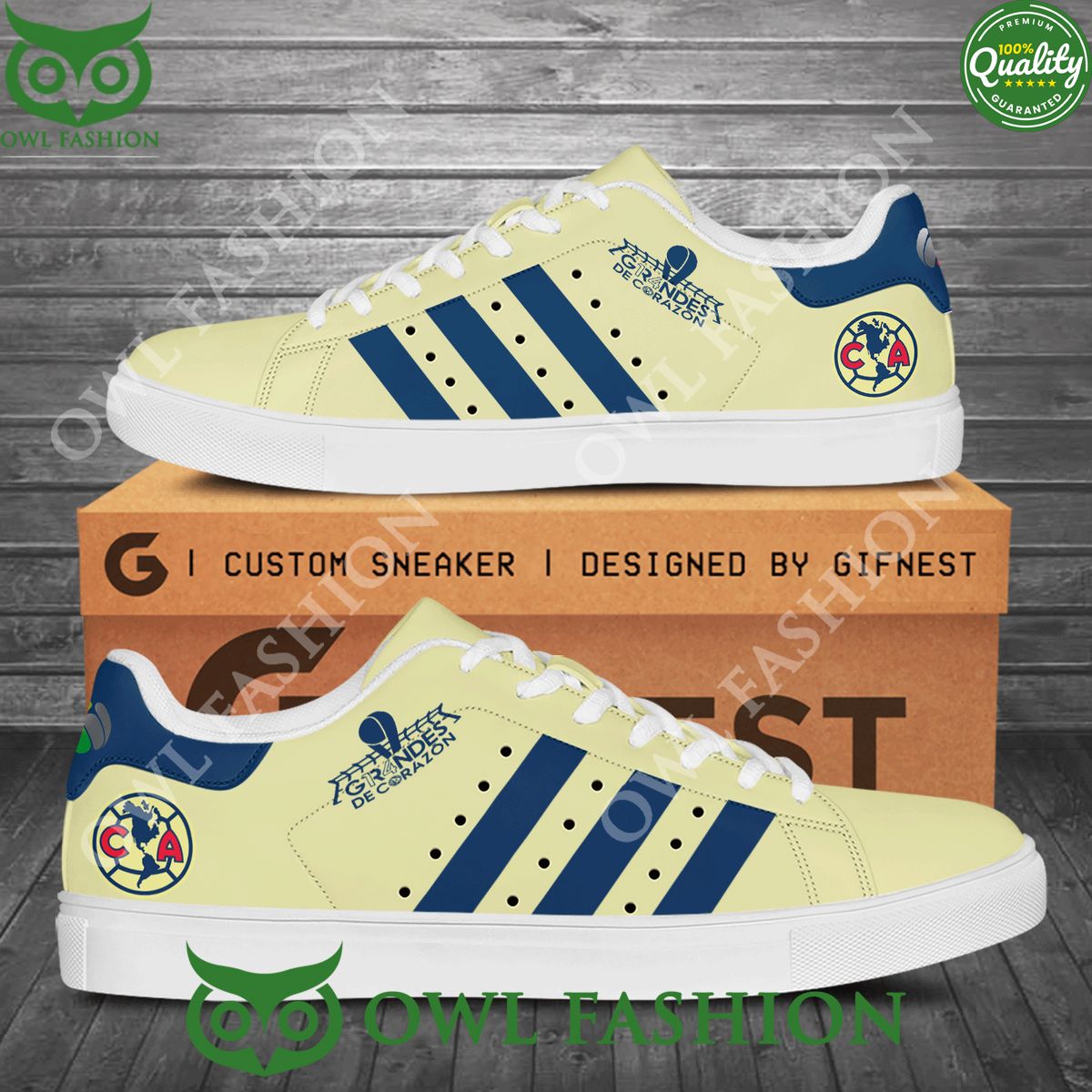 JWFancy Club America Campeon Skate Stan Shoes Sneakes For Men And Women