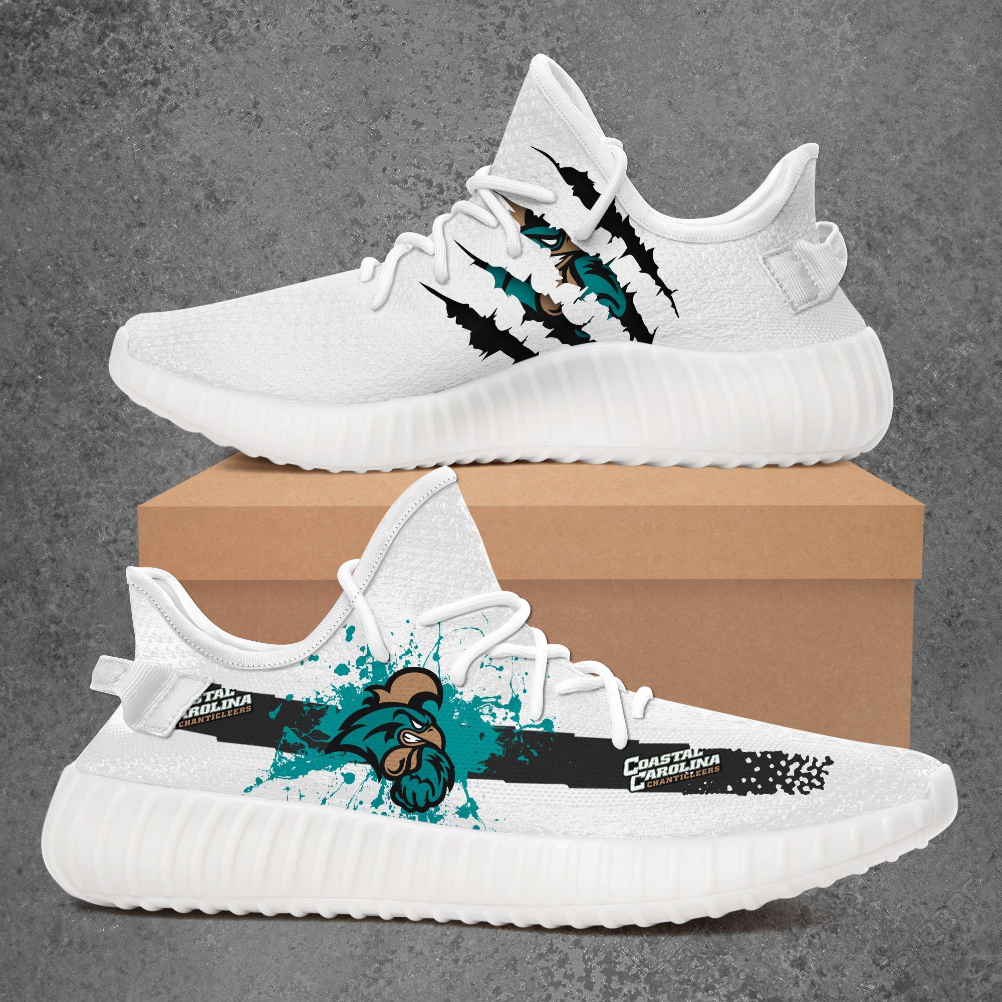 JWFancy Coastal Carolina Chanticleers Yeezy Boost Shoes For Men And Women