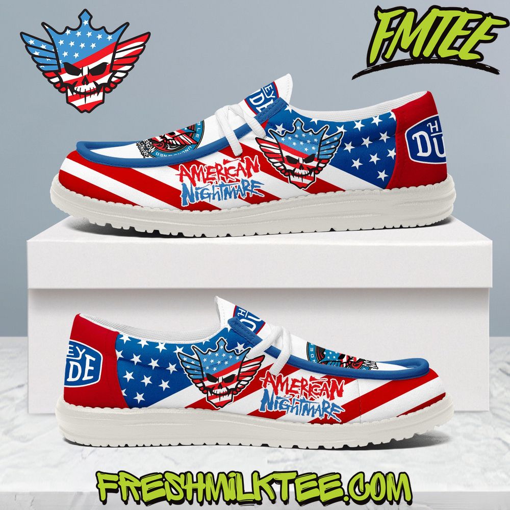 JWFancy Cody Rhodes Hey Dude Shoes Wally Men's Lace Up Loafers Comfortable For Men And Women
