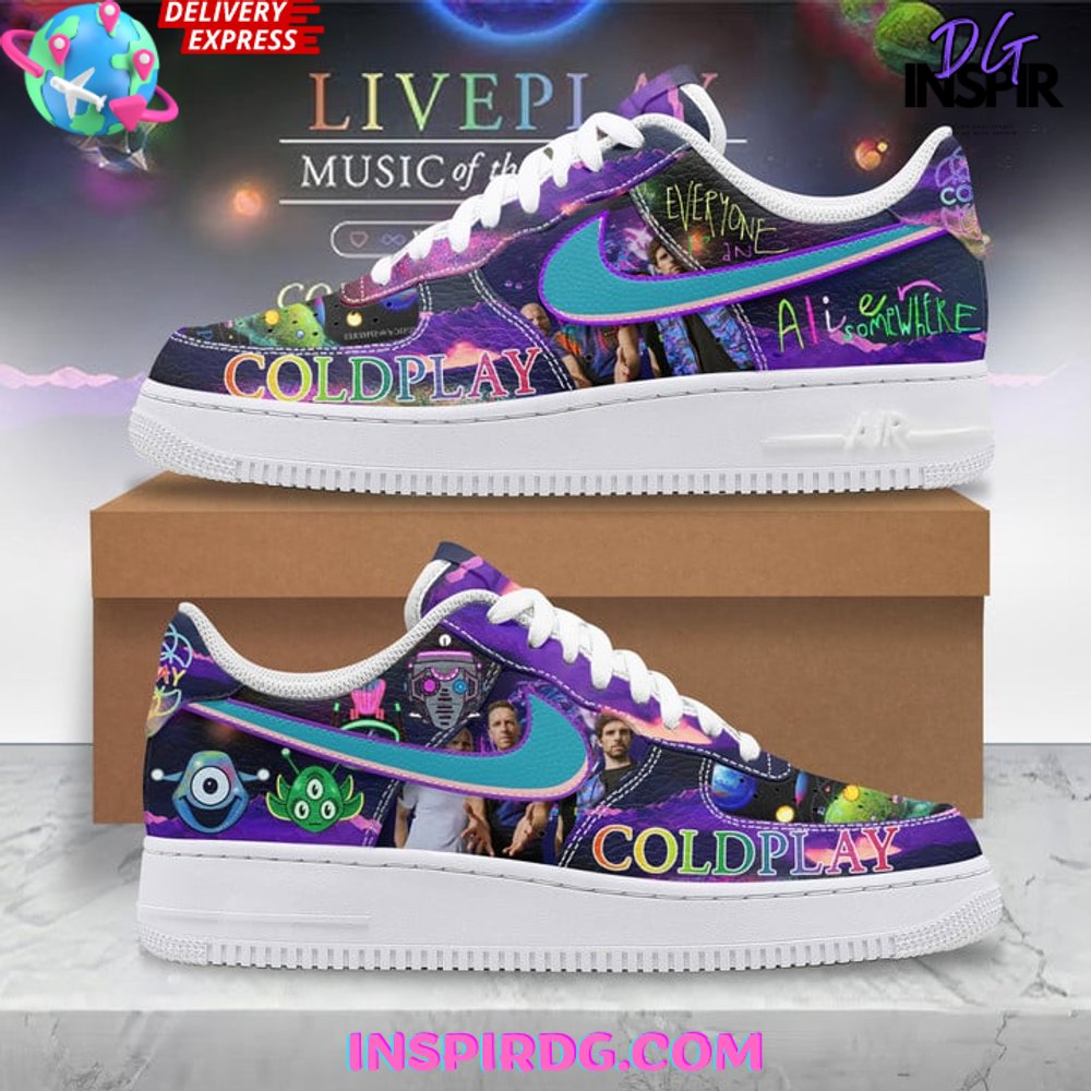 JWFancy Coldplay Air Low-Top Sneakers Shoes For Men And Women