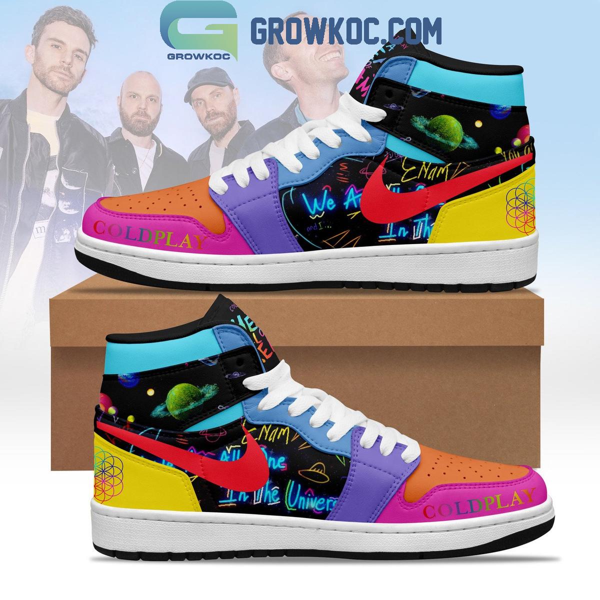 JWFancy Coldplay AJ1 High Sneakers Shoes For Men And Women