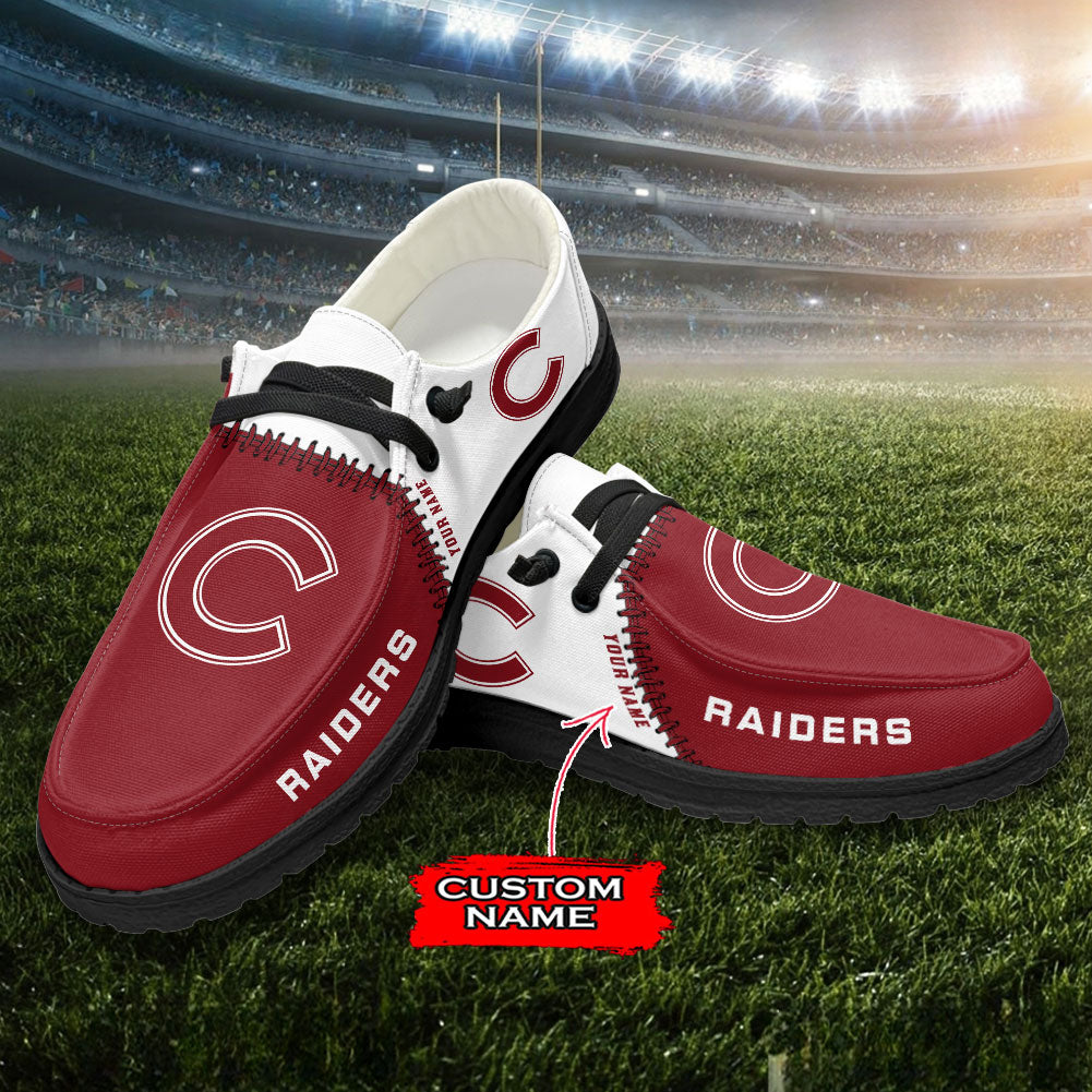 JWFancy Colgate Raiders Hey Dude Shoes Wally Men's Lace Up Loafers Comfortable For Men And Women