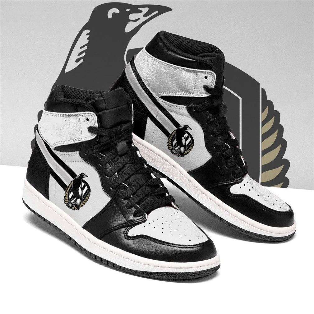 JWFancy Collingwood Magpies AFL AJ1 High Sneakers Shoes For Men And Women