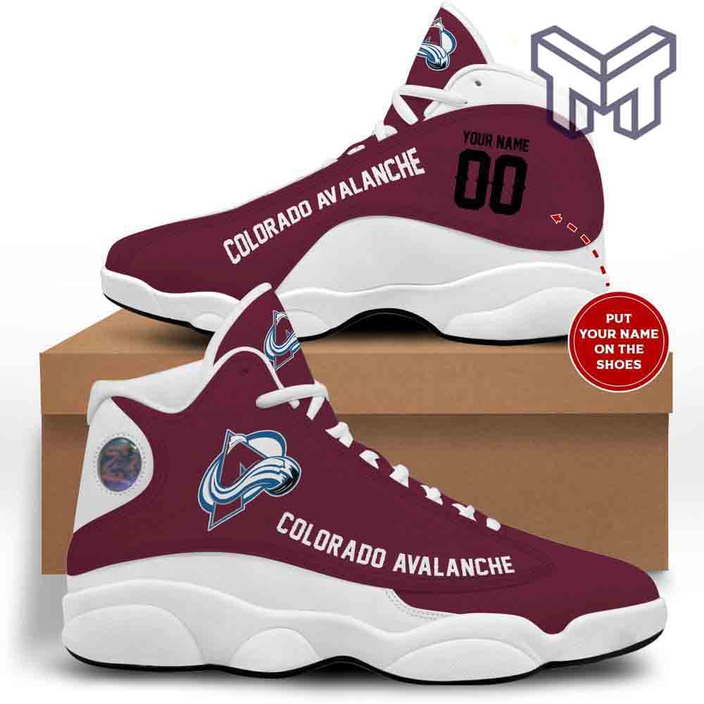 JWFancy Colorado Avalanche AJ13 Sneakers Shoes For Men And Women