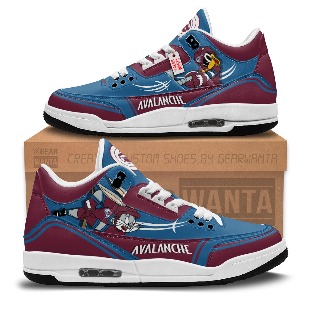 JWFancy Colorado Avalanche AJ3 Sneakers Shoes For Men And Women