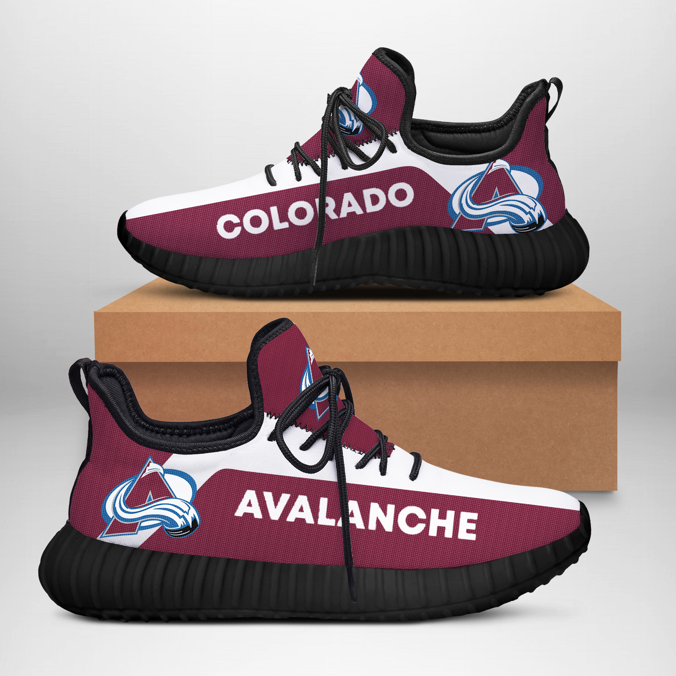 JWFancy Colorado Avalanche Reze Sneakers Shoes For Men And Women