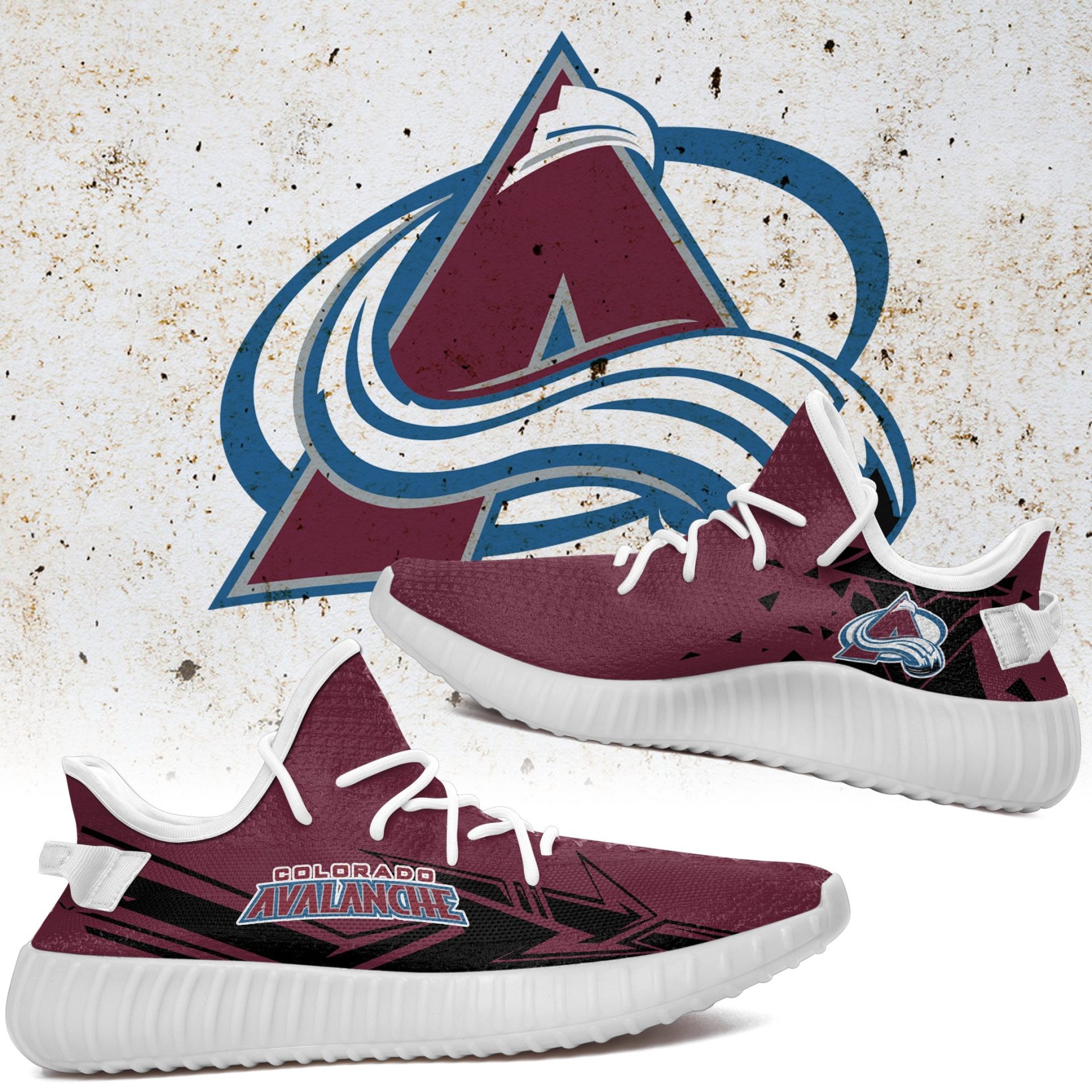 JWFancy Colorado Avalanche Yeezy Boost Shoes For Men And Women