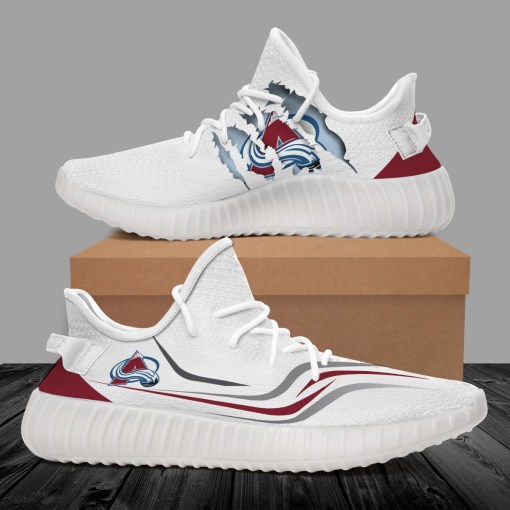 JWFancy Colorado Avalanche Yeezy Boost Shoes For Men And Women
