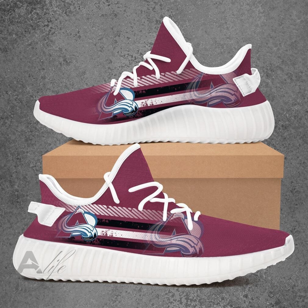 JWFancy Colorado Avalanche Yeezy Boost Shoes For Men And Women