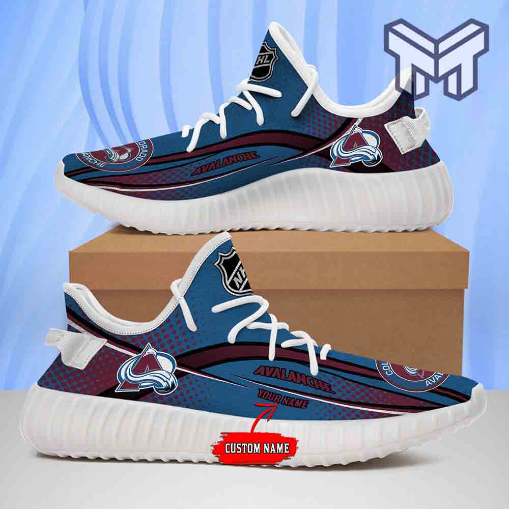 JWFancy Colorado Avalanche Yeezy Boost Shoes For Men And Women