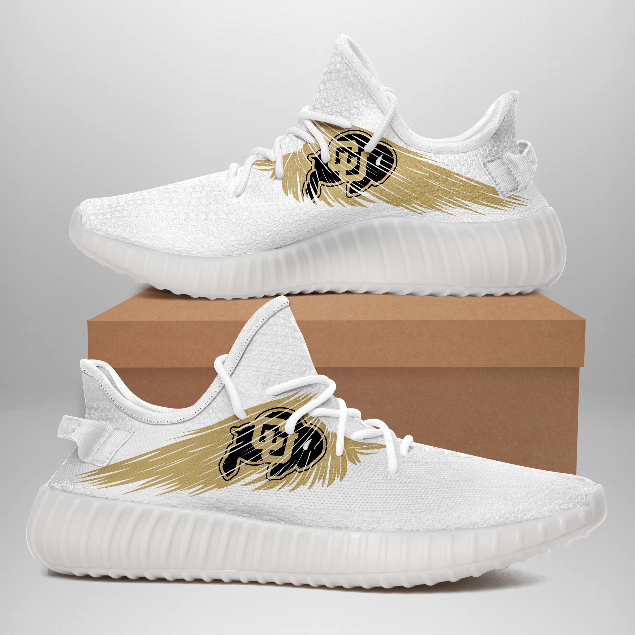 JWFancy Colorado Buffaloes Yeezy Boost Shoes For Men And Women