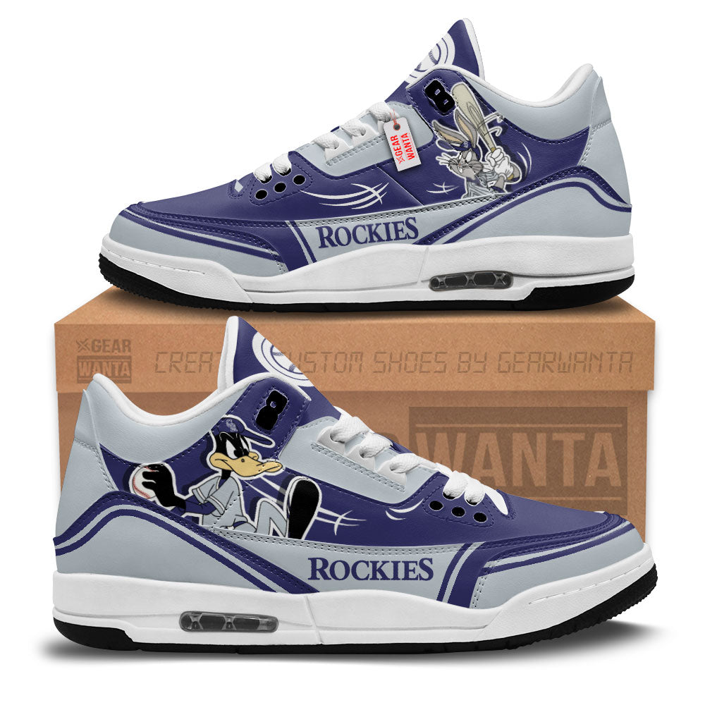 JWFancy Colorado Rockies AJ3 Sneakers Shoes For Men And Women